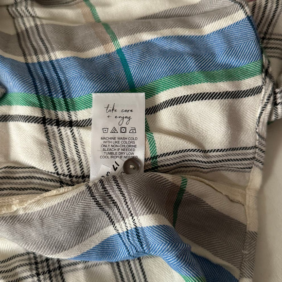 NIC+ZOE Here to There Plaid Button-Up Shirt Size XXL - Picture 9 of 12